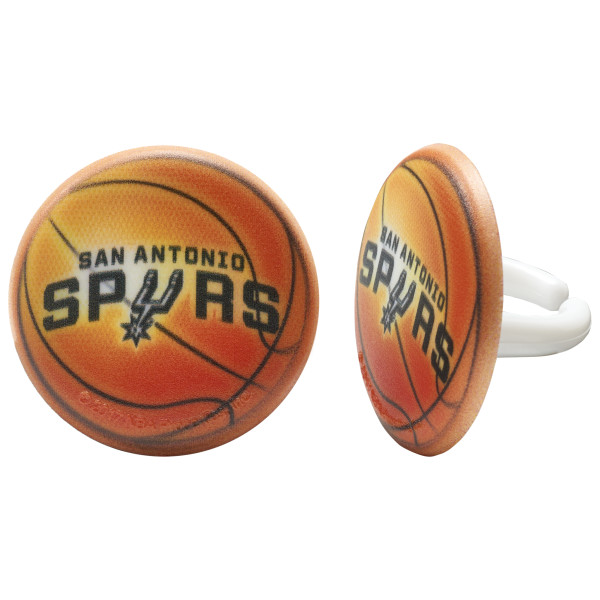 NBA Team Basketball Cupcake Rings