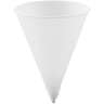 Solo, Cone Water Cups, ProPlanet Seal, Cold, Paper, 4.25 oz, Rolled Rim, White