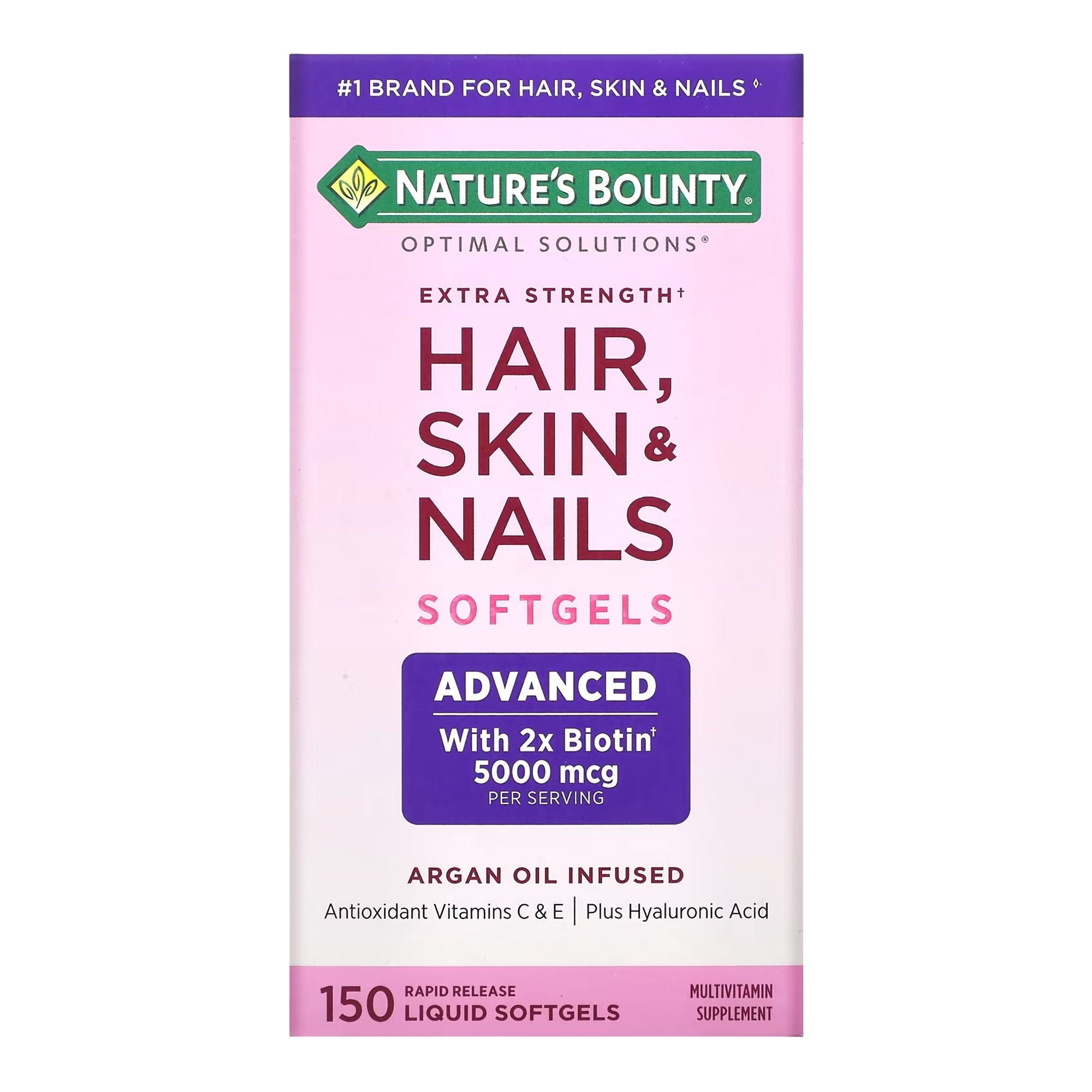Nature's Bounty® Optimal Solutions Extra Strength Hair, Skin & Nails Softgels