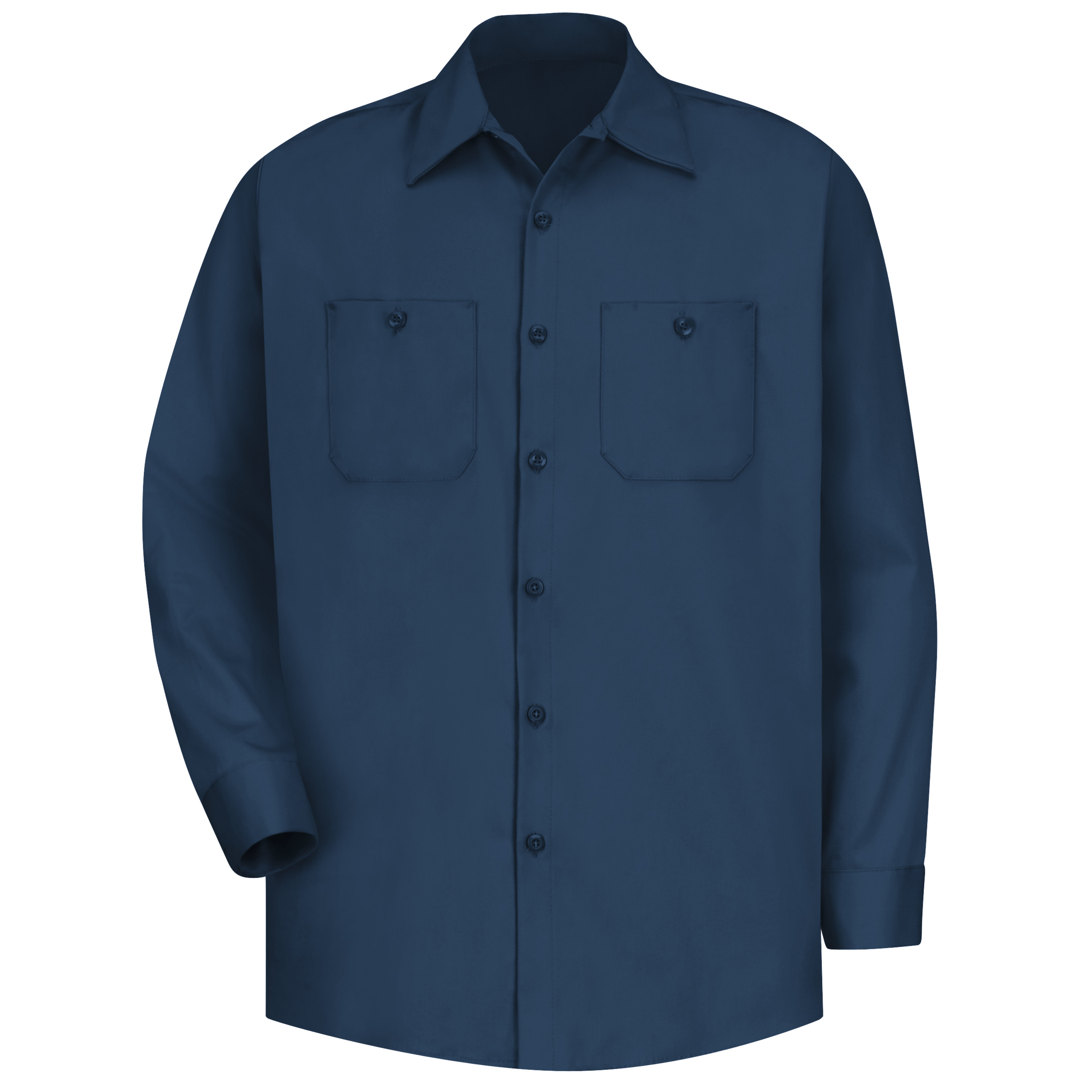 Red Kap Men's Long Sleeve Wrinkle-Resistant Cotton Work Shirt - Picture 22 of 37