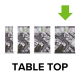 Table Top 60"w x 54"h