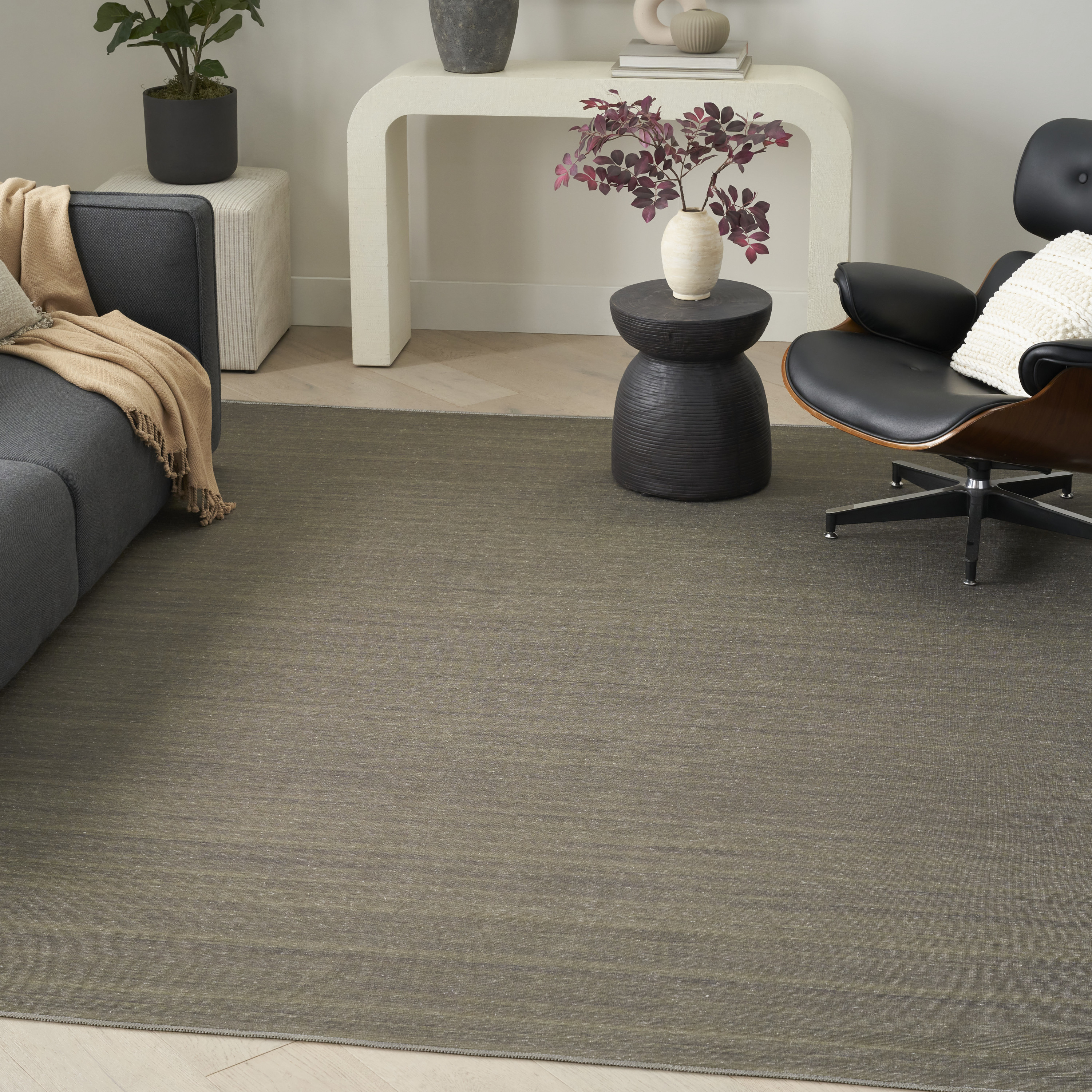 Nourison Washable Essentials 9'2" x 12' Green Modern Indoor Rug