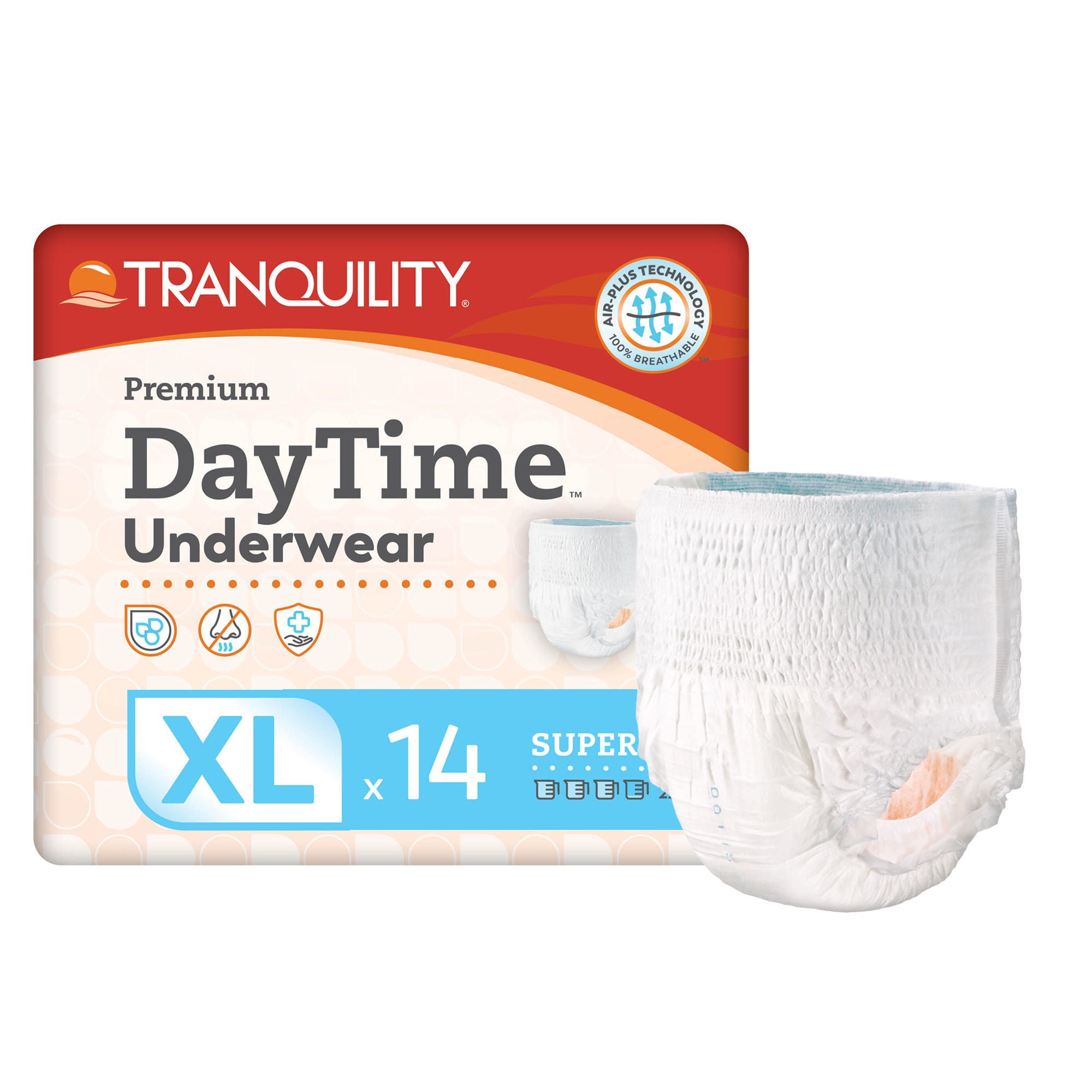 Tranquility Premium DayTime Disposable Absorbent Underwear, XL