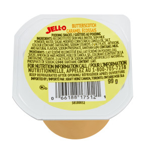 JELL-O Pudding-Ready to Eat Butterscotch 99g 24 image