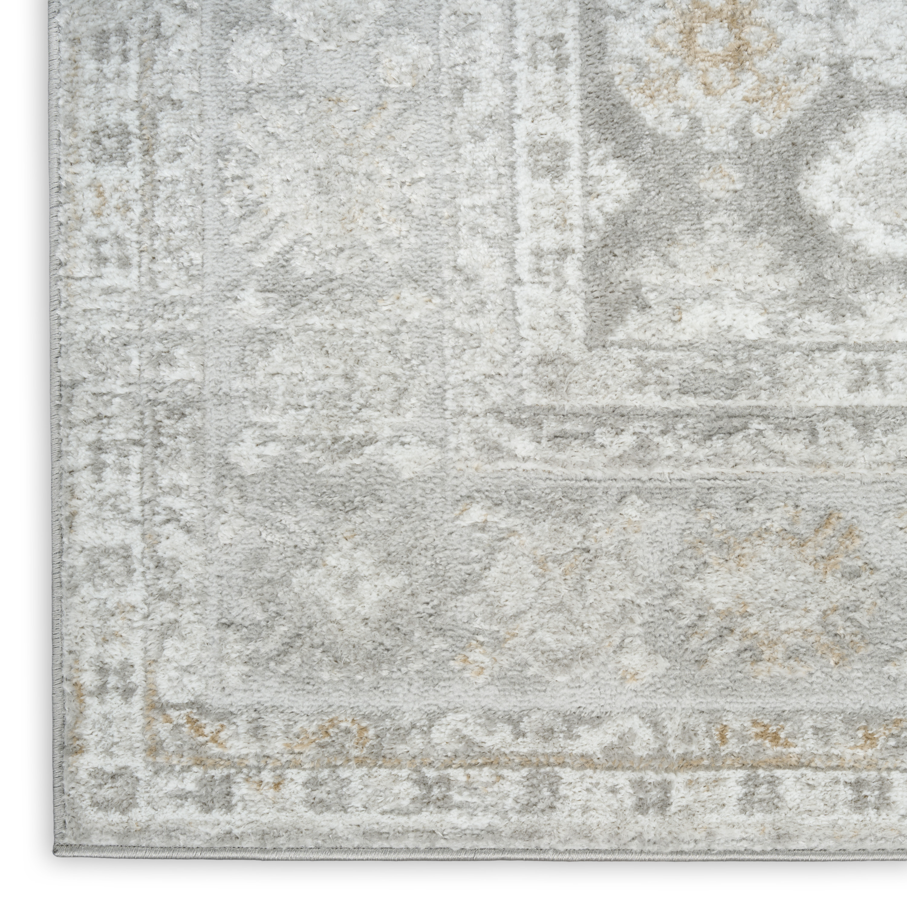 Nourison Dekor 2' x 4' Grey Vintage Indoor Rug