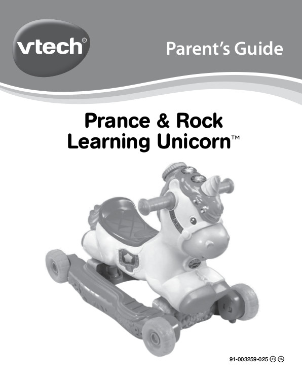 vtech walking unicorn