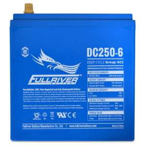 Fullriver Battery, DC250-6 Premium Deep Cycle AGM Battery