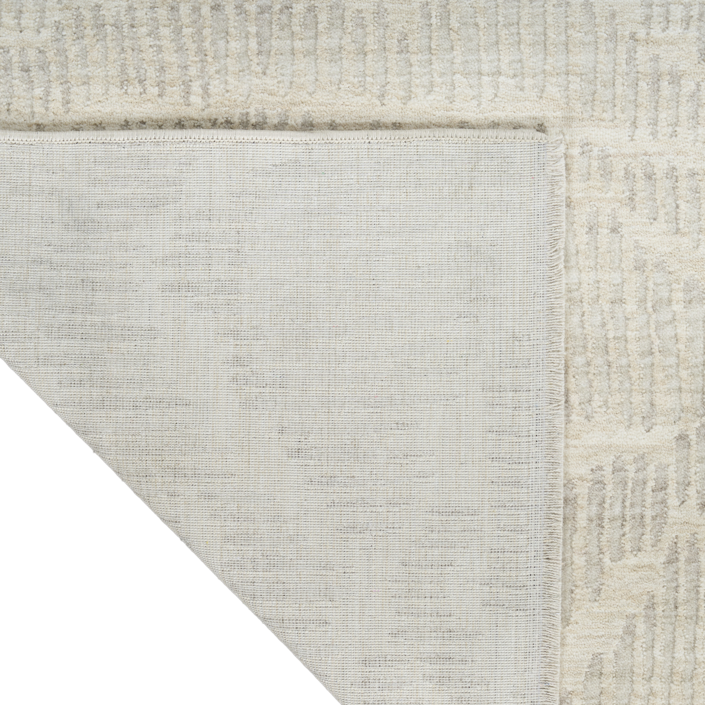 Calvin Klein CK079 Notes 7'10" x 9'10" Ivory Silver Modern Indoor Rug