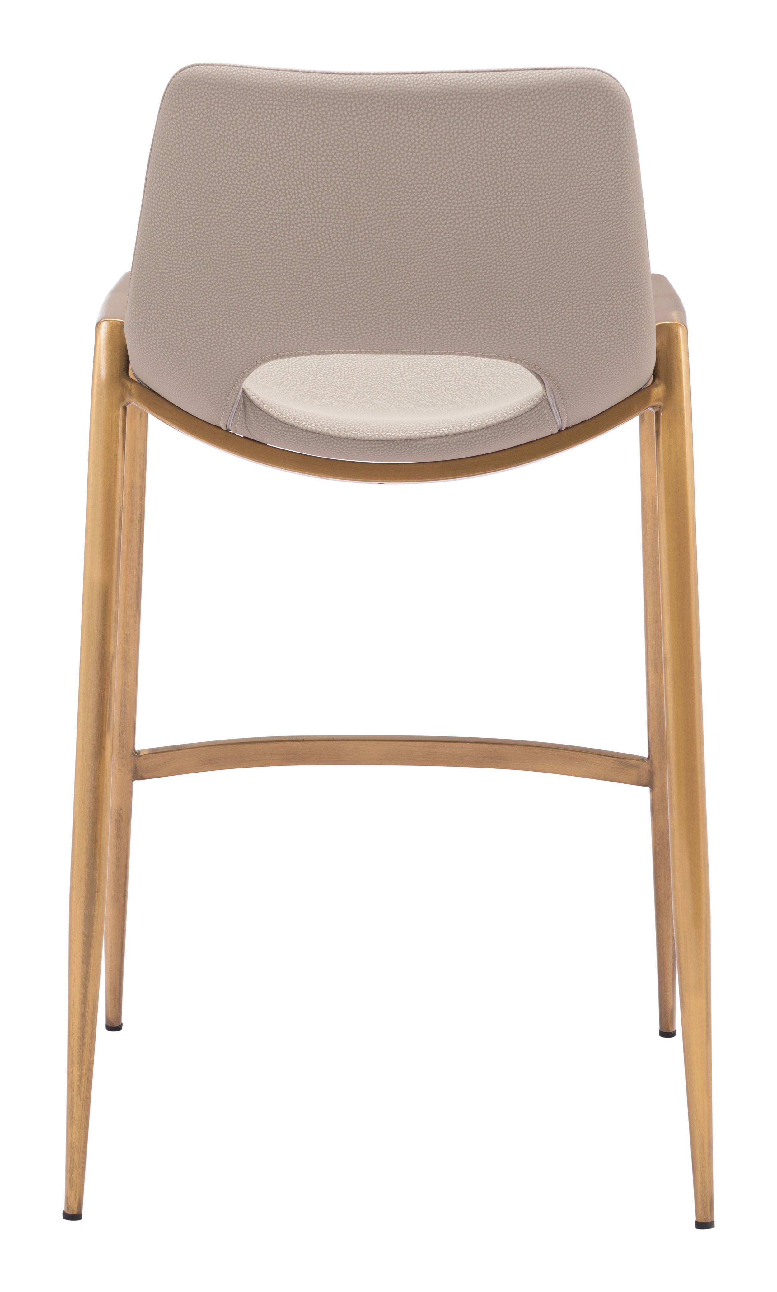 Desi Counter Stool (Set of 2) Beige & Gold product image