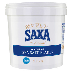 saxa® natural sea salt flakes 1.7kg image