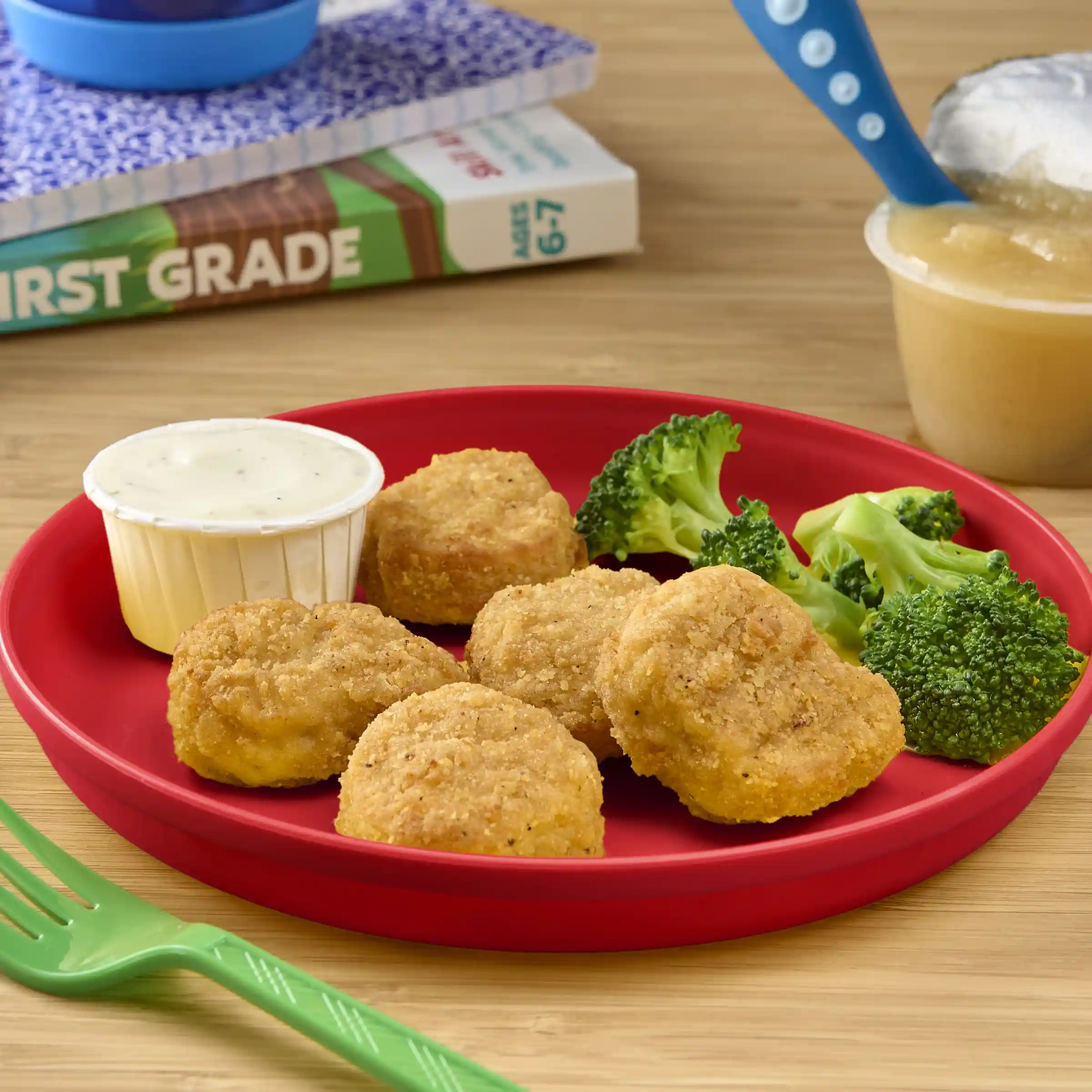 Tyson® Fully Cooked Whole Grain Breaded White Meat Chicken Nuggets, CN_image_1