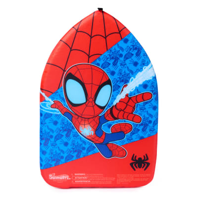 SwimWays Marvel Spidey and His Amazing Friends Kickboard, Swimming Aid for Children, Exercise Swim Training Board for Kids, Spider-Man Pool Accessories, Spiderman Pool Toys, Ages 5 & Up