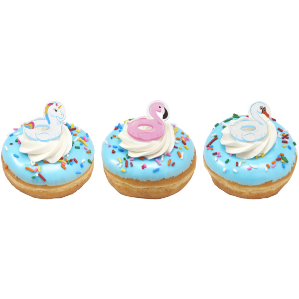 Pool Floaties Cupcake Rings