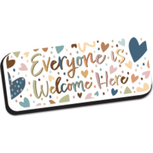 Magnetic Whiteboard Eraser, Everyone is Welcome
