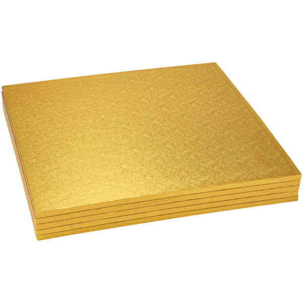 18" Square Gold Foil Cake Board