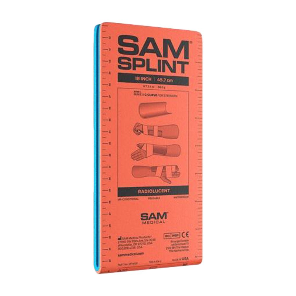 The Seaberg Company ARM SPLINT, SAM JR ORG/BLU 18"(24/CS)