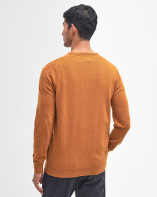 Essential Crew Neck Jumper Dark Copper