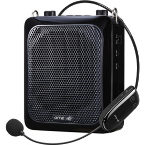 Amp-Up&trade; Personal UHF Voice Amplifier with Wireless Microphone &ndash; up to 40 Channels without Interference!
