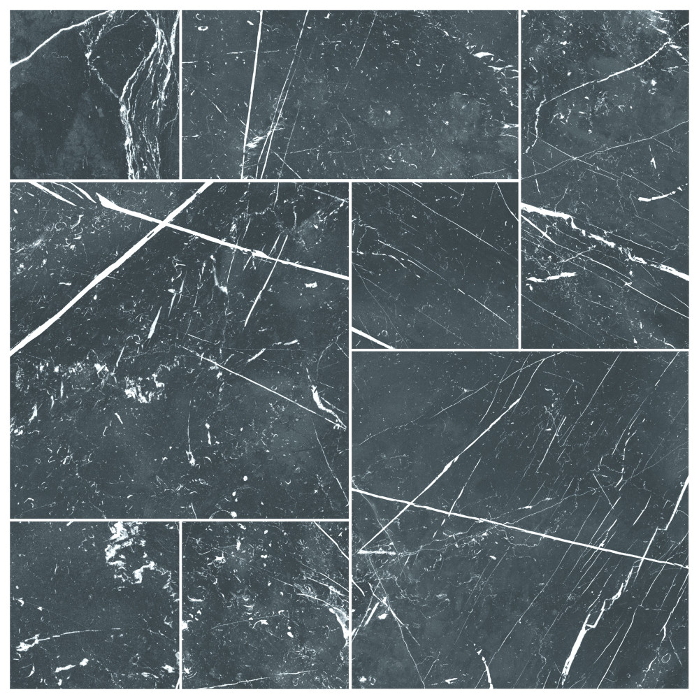 Timeless Marquina Natural Modular 39-3/8 in. x 39-3/8 in. Porcelain Floor and Wall Tile