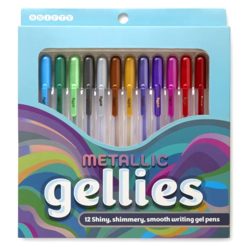 Gellies: Metallic Gel Pens (Set of 12)
