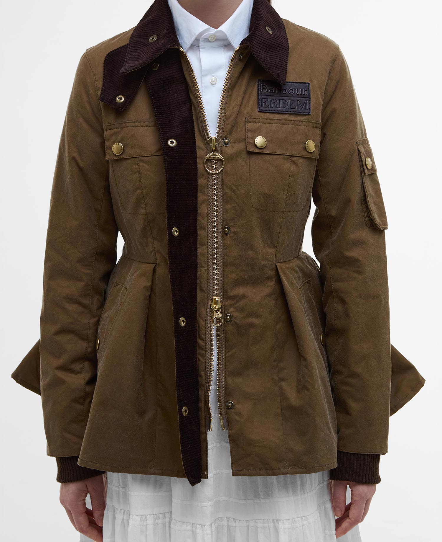 Barbour x ERDEM Wachsjacke Constance image number 7