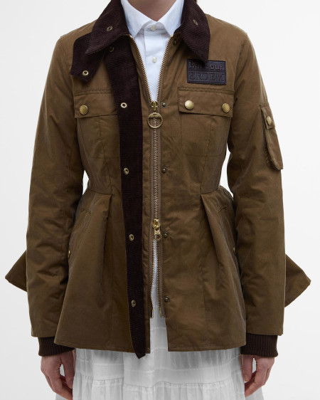 Barbour x ERDEM Wachsjacke Constance