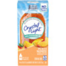 Crystal Light Peach Mango Drink Mix with Caffeine, 10 ct On-the-Go-Packets