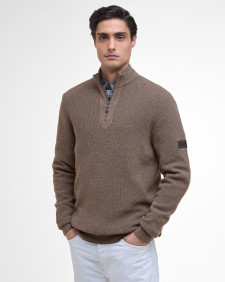 Maglione Crawley con zip corta 