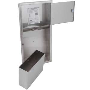 Bobrick, ClassicSeries, Multi-fold Folded Towel Dispenser, Stainless Steel
