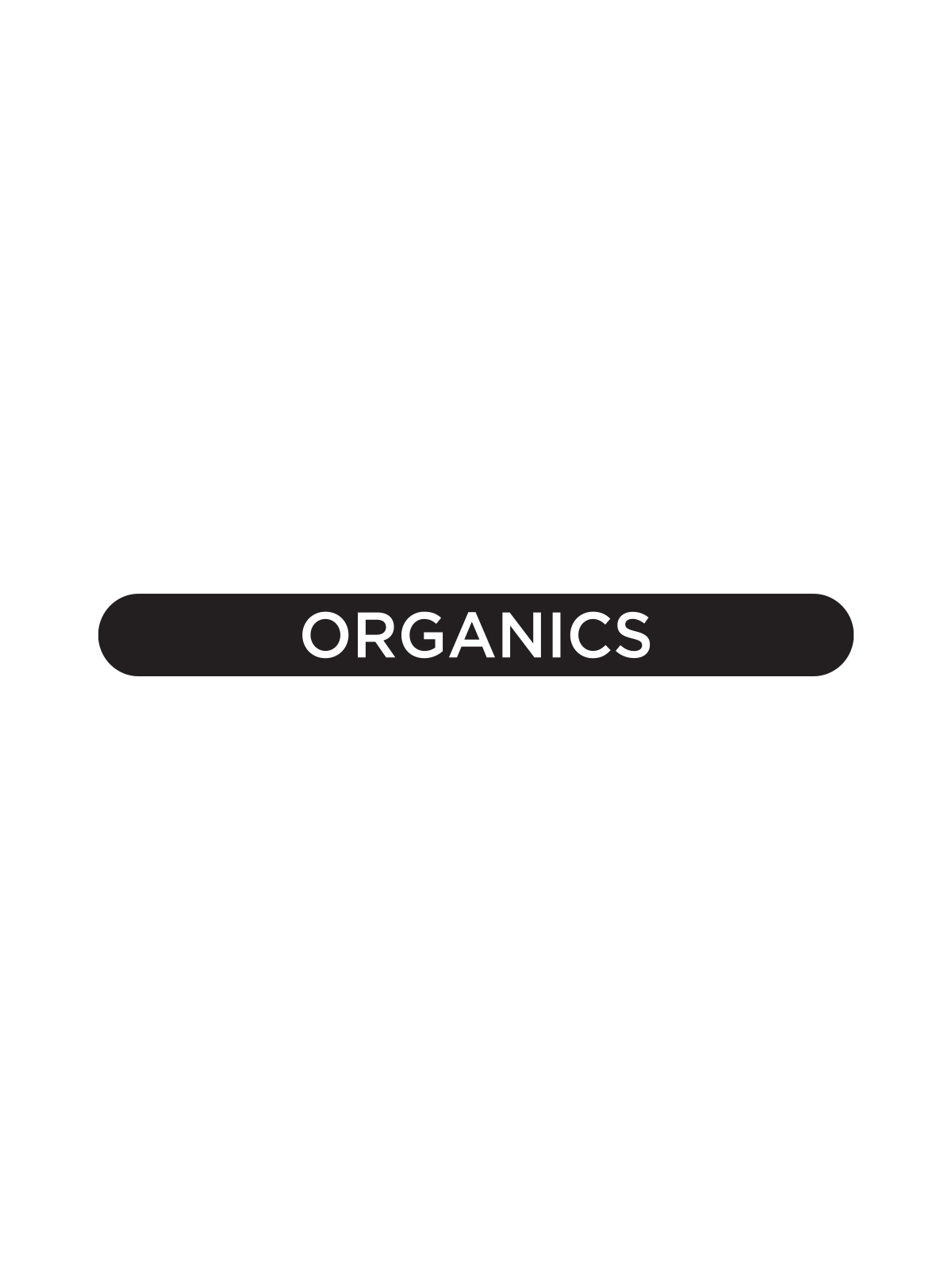ASCEND – Label – Organics  – Black-White