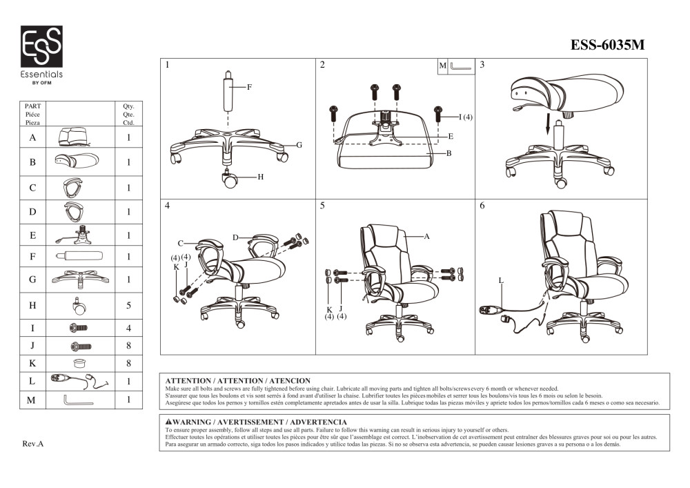 OFM Essentials Collection Heated Shiatsu Massage Bonded Leather