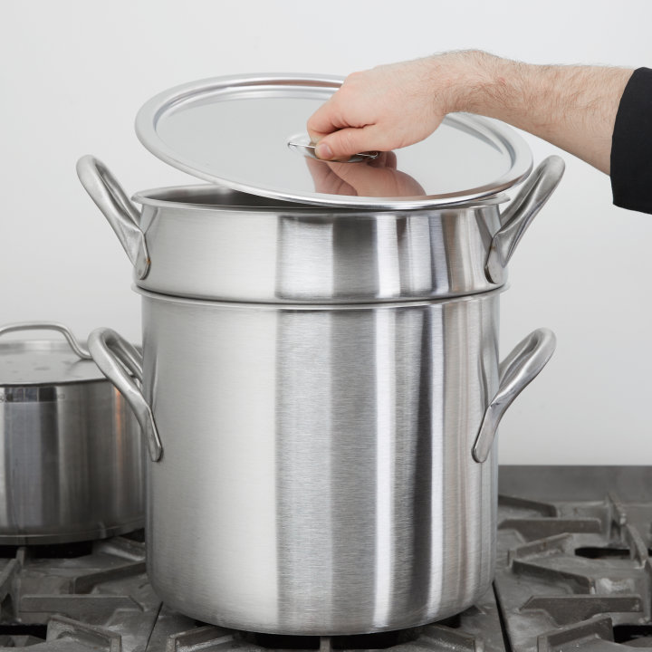 20-quart stainless steel double boiler