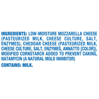 Kraft Pizza Style Mozzarella & Cheddar Shredded Natural Cheese 8oz Bag