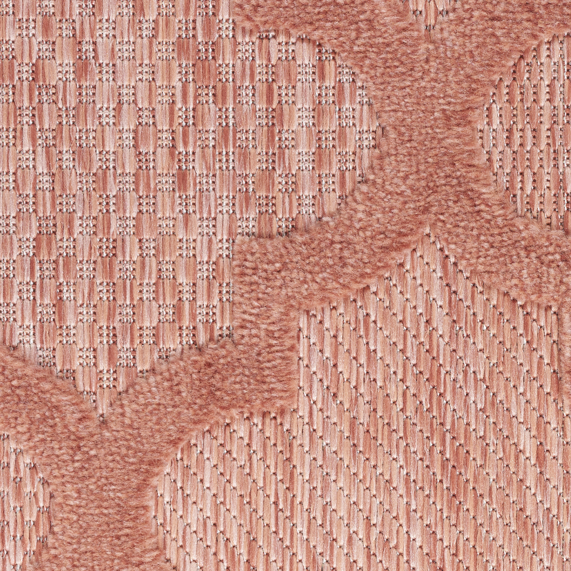 Nourison Easy Care 7' x 10' Coral Orange Modern Rug