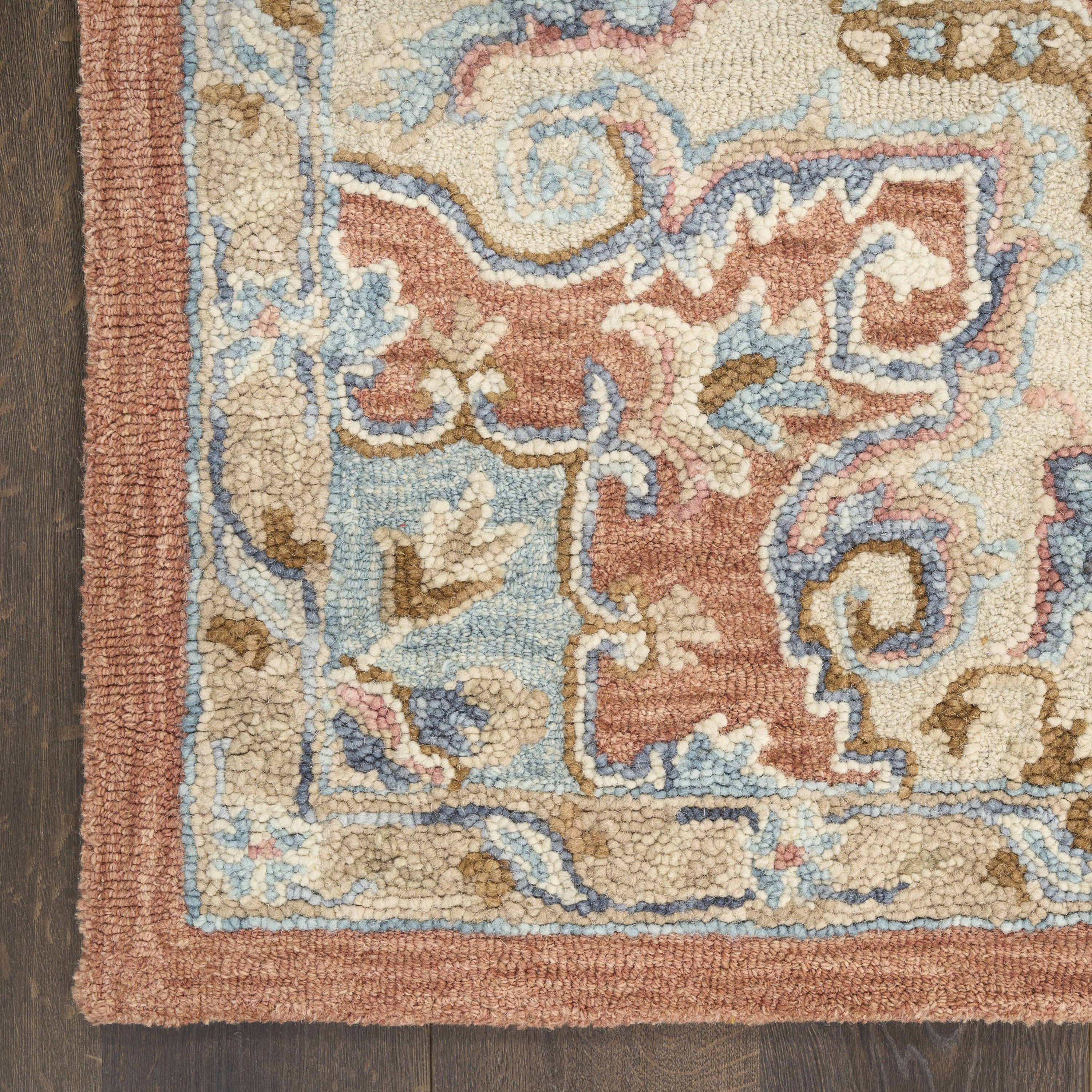 Nourison Maison 8'6" x 11'6" Rust Ivory Vintage Indoor Rug