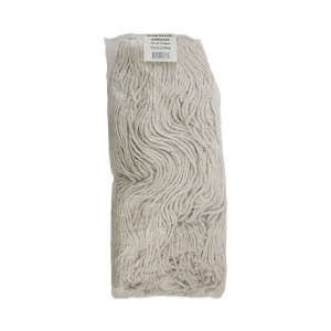 Boardwalk, Premium Standard Cotton Looped-End Wet Mop Head with 1" Headband, 32 oz, White