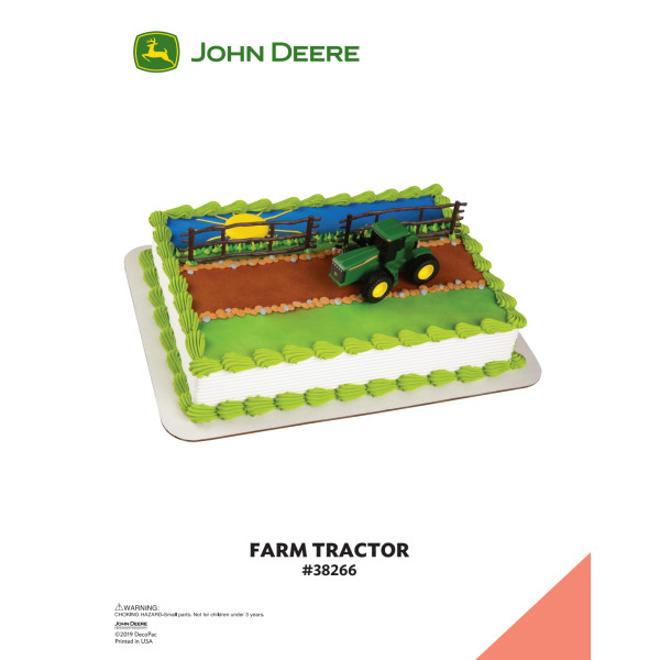 John Deere Farm Tractor The Magic of Cakes® Icing Only Page