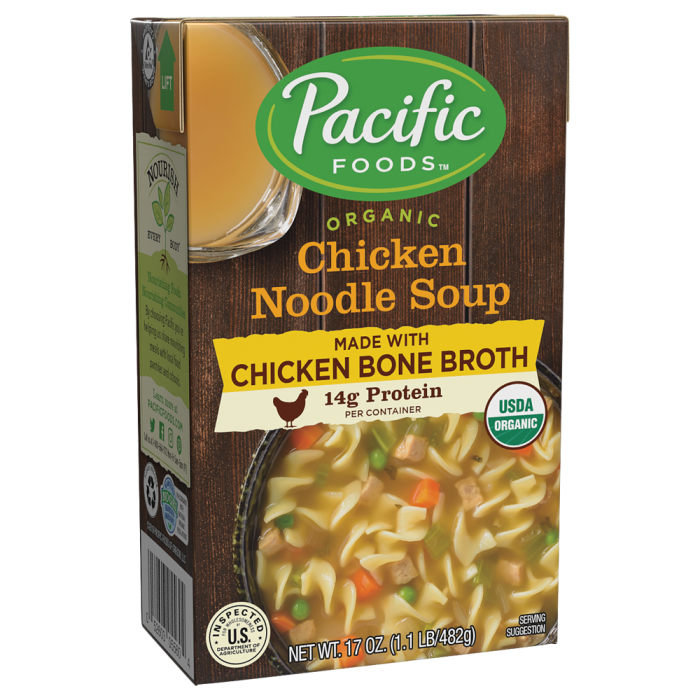 Organic Chicken Noodle Soup with Chicken Bone Broth