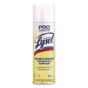 REC02775, Reckitt Benckiser, Lysol Disinfectant Foam Cleaner,  24 oz Aerosol Can