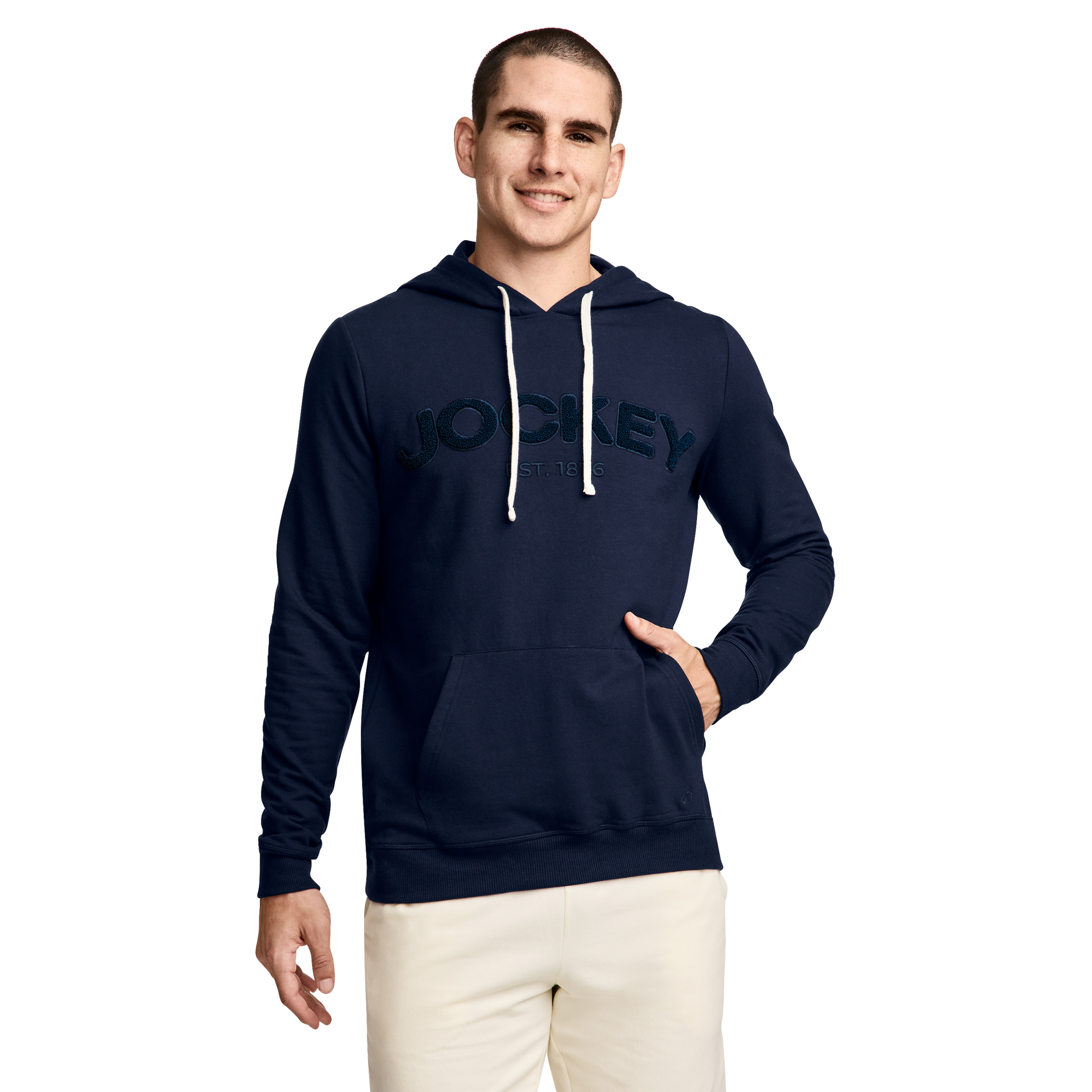 's Lightweight Cotton Blend Fleece Hoodie