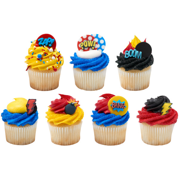 Superheroes Royal Icing Decoration