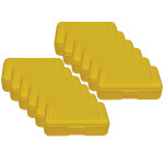 Romanoff Pencil Box, Yellow, Pack of 12 ROM60203-12