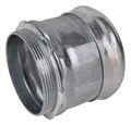 Steel City® Compression Connector Zinc Plated Steel EMT Conduit 4 in.