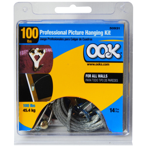 OOK Professional Heavy Duty Hanging Kit 100lbs