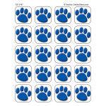 Teacher Created Resources&reg; Blue Paw Prints Stickers, 1" Square TCR5747