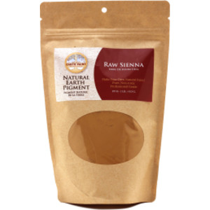 Earth & Mineral Pigments, Raw Sienna, 1 lb