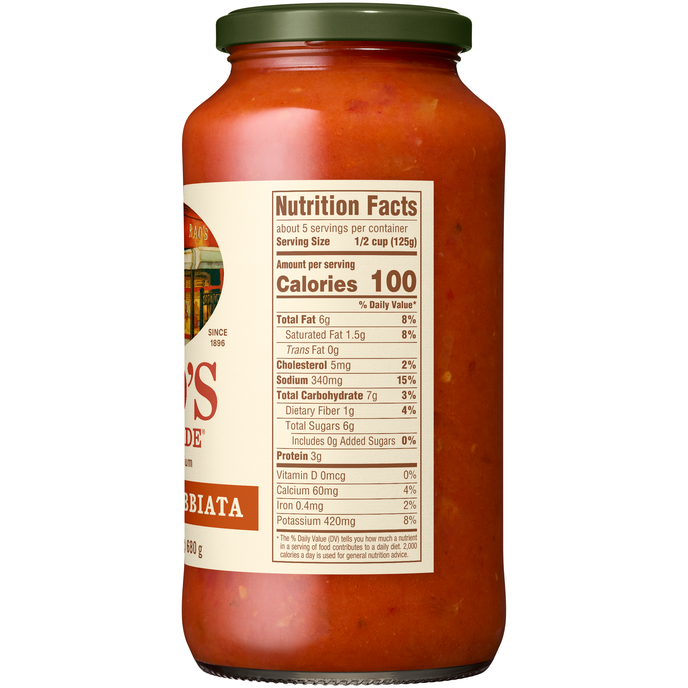 Vodka Arrabbiata Sauce, 24 oz - Right Image