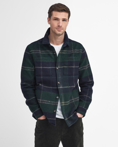 Chapter Check Overshirt Green Loch Tartan
