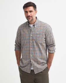 Duran Regular Long-Sleeved Shirt Dark Tan