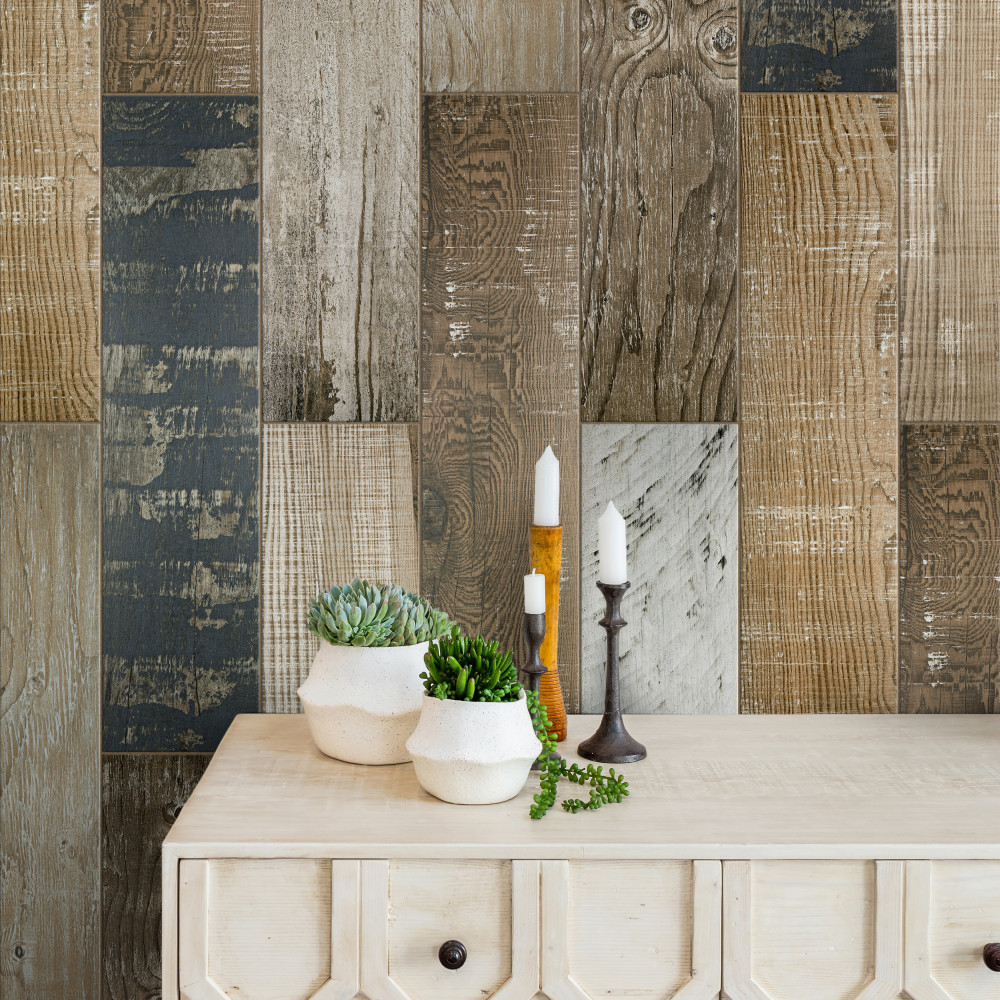 Gaugin Catan Shadow 8-1/2 in. x 35-1/2 in. Porcelain Floor and Wall Tile